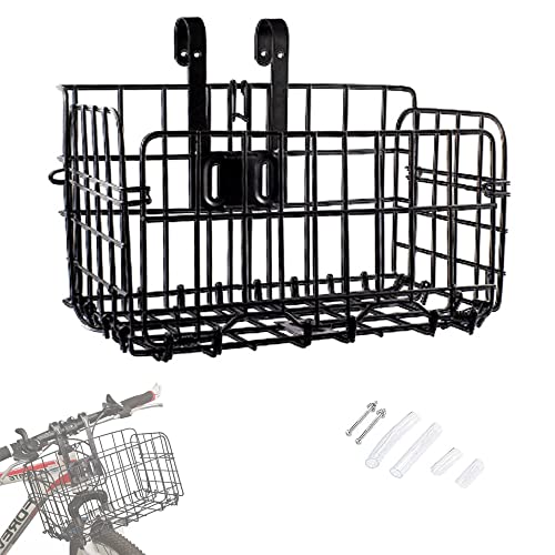 Cesta de Bicicleta Delantera, Cesta Delantera para Bicicleta, Fastrider Cesta Trasera para Bicicleta, Extraíble Cesta de...