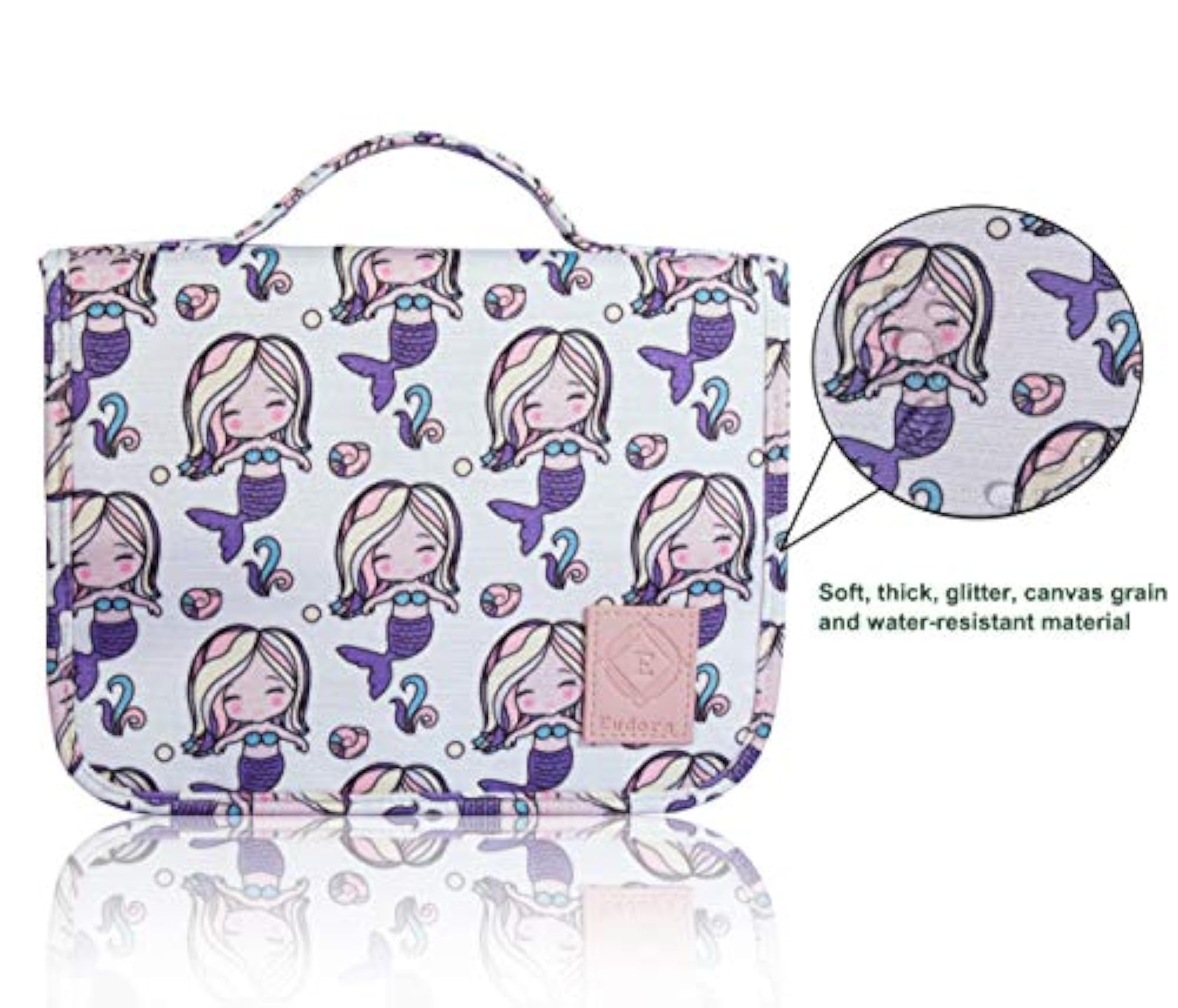Pink Hanging Travel Toiletry Kit Bag, Compact Organizer