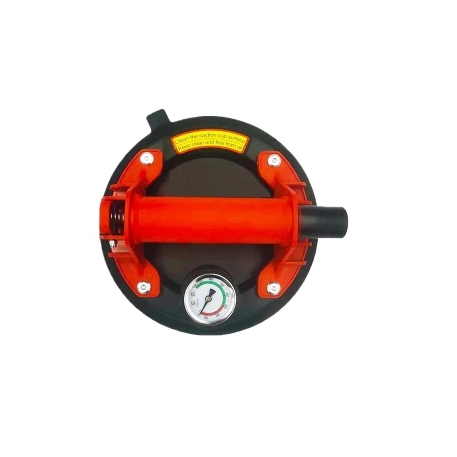 Leprem Rosso 2Pcs 8 Inch Vacuum Suction Cup 250Kg Air Pump Ventosas Para Vidrio Heavy Duty Lifter(Rosso)