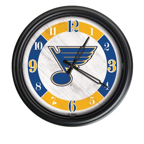 Holland Bar Stool St Louis Blues Indoor/Outdoor LED Wall Clock