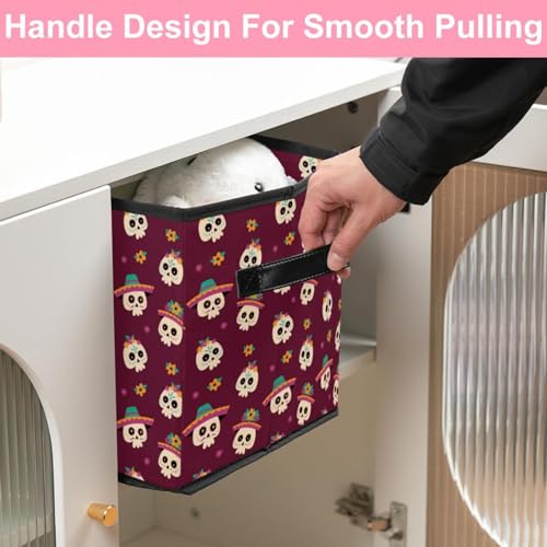Panier de rangement pliable pour optimiser placards et armoires