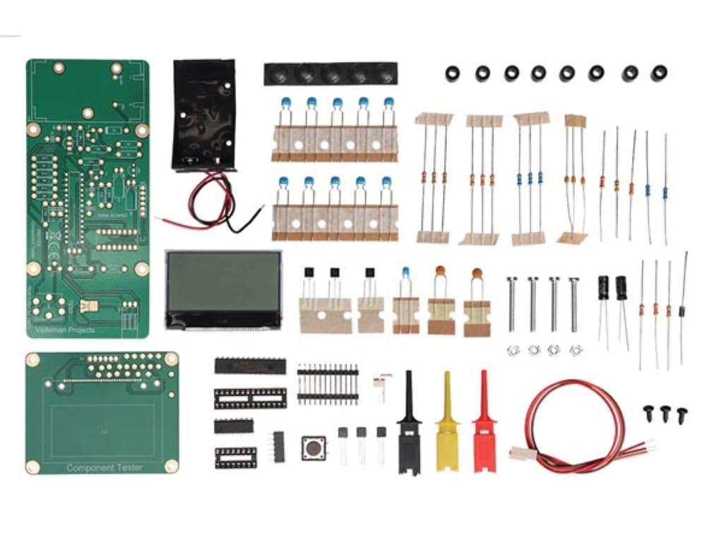 Whadda Kit de soldadura, kit de probador de componentes, pruebas electrónicas, aprendizaje STEM