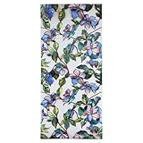 MuchLuckystar Pellicola Statica Floreale Colorata 43x100/200cm, Protezione UV Rimovibile Privacy Decor per Vetro Casa