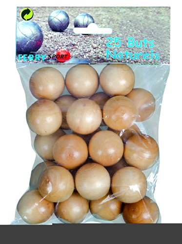 EASYKADO EasykadoEasykado - Lot de 25 cochonnets en Bois pour la pétanque