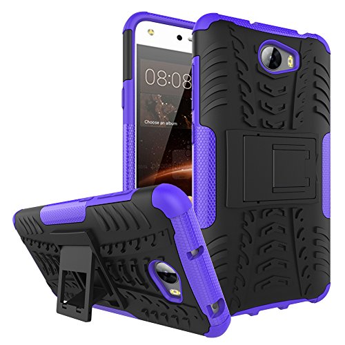 QiongniAN Funda para Huawei Y5II,Teléfono con Soporte a Prueba de Golpes Funda...