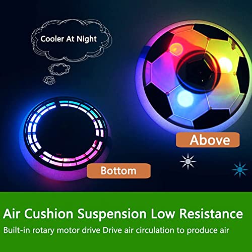 Image of Hover Soccer Ball, Soft Eva Material Foam Bumper Air Indoor Football Made in India for Kids, Toy with Multi Colour LED Lights, Best Gifts for Toddlers, Boys and Girls (Color as per Stock)