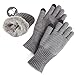 Produktbild MAGISDU Handschuhe Damen Winter Warm Thermohandschuhe Fleecefutter Merino Wolle Touchscreen Doppelschicht Elastischer Griff Outdoor Handschuhe