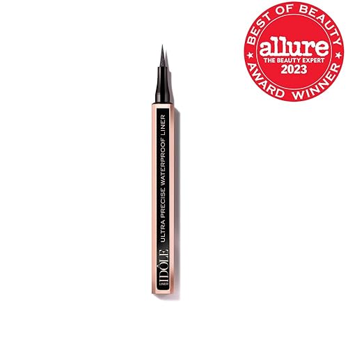 Miniatura 7 de Lancôme Idôle Delineador de ojos líquido con punta de fieltro ultraprecisa impermeable para 24 horas resistente a las manchas