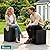YITAHOME 32 Gallon Deck Box, Resin Storage with Lockable Lid & Side Handles, Indoor Outdoor Small Container for Patio Cushion, Garden Pool Accessories, Backyard Furniture, Water Resistant