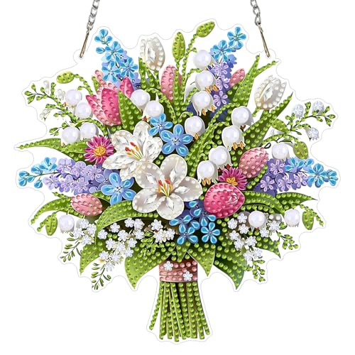 Cadeau bouquet de tulipes suspendre MXJSUA attrape-soleil pour adultes