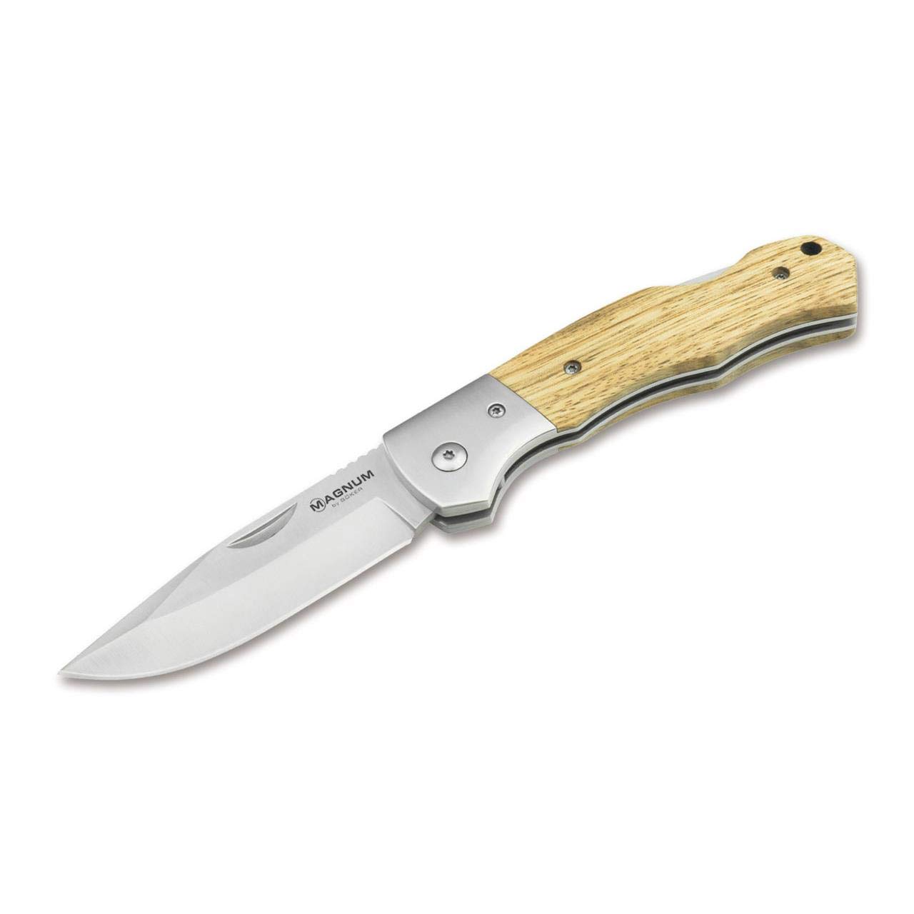 Magnum Unisex – Erwachsene Rustic Taschenmesser, Silber, 20,5 cm