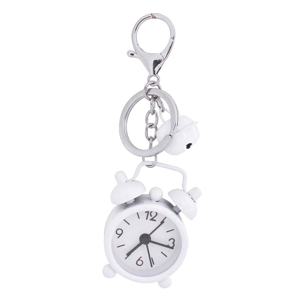 Pocket Watch Chain Mini Clock Keychain Alarm Clock Keyring Creative Key