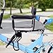 Heidouse Bike Seat for Kids Front Mounted Toddler Bike Seat Easy to Install with Back Rest, Foot Pedal, Quick Realease Attachment for Children 2-5 Years, Style2, Cycling