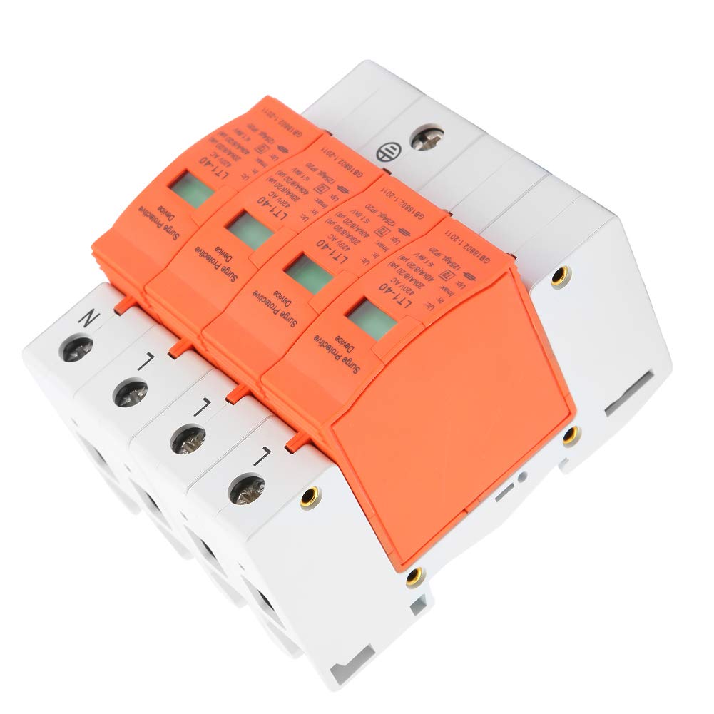 YWBL-WH 2 protezioni sovratensione 4P 40KA per la casa 420 V AC Protector Protezione fulmini Protector Device