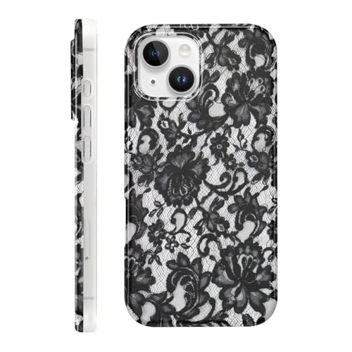 Coque iPhone 14 motif floral dentelle pour un style vintage tendance au quotidien