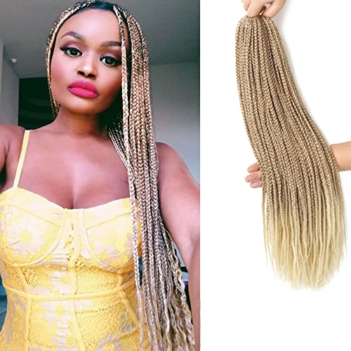 Crochet Box Braids Crochet Hair Prelooped 24 Inch 8 Packs