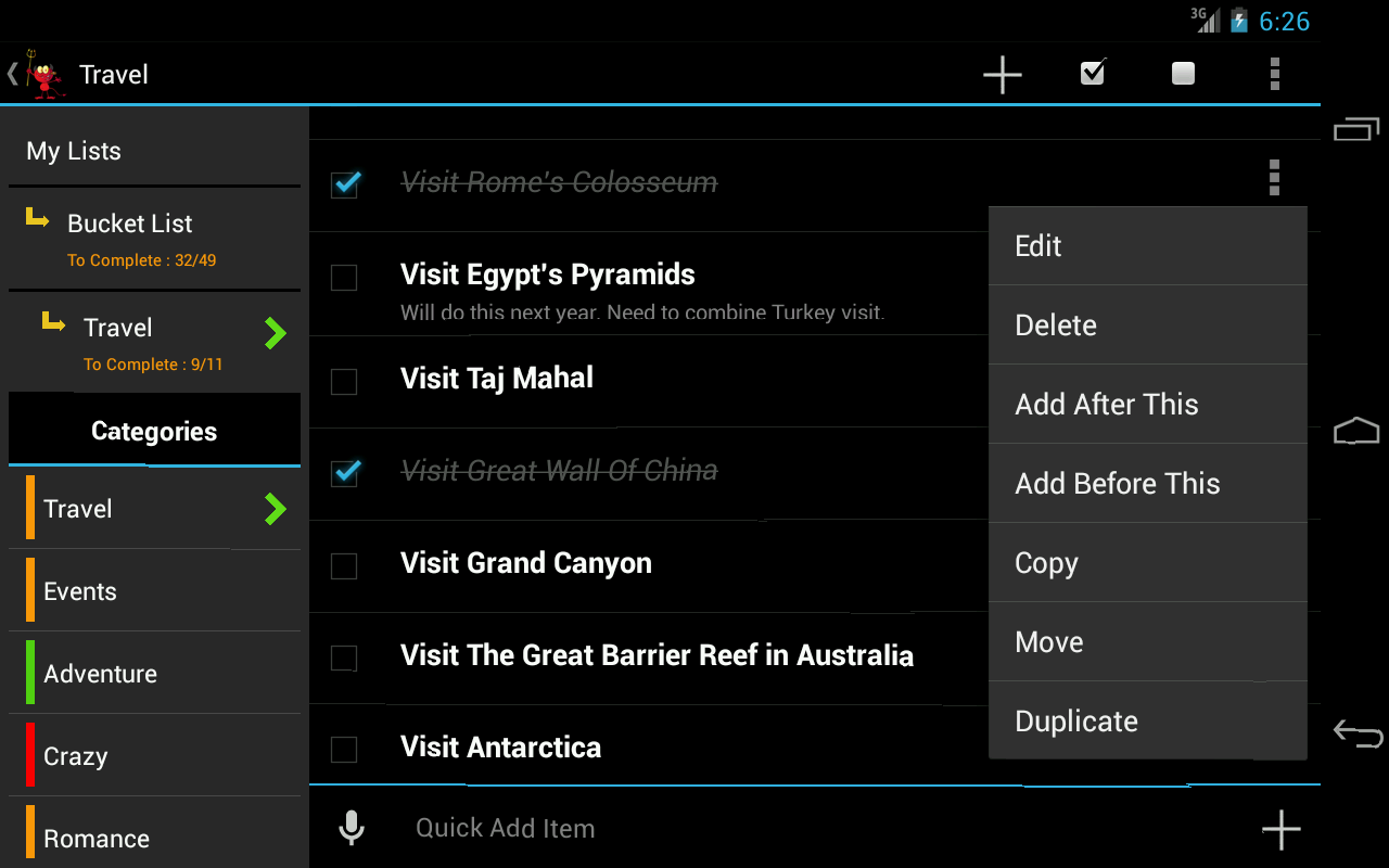 Bucket ListAmazon.co.ukAppstore for Android
