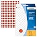 Produktbild HERMA Markierungspunkt, Handbeschriftung, selbstklebend, Ø: 8 mm, rot (5.632 Stück), Sie erhalten 1 Packung á 5632 Stück