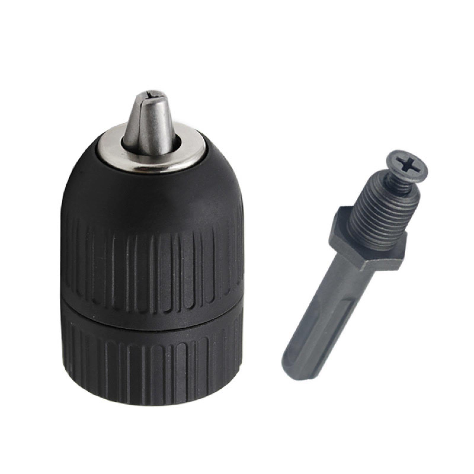 Uchwyt wiertarski bezkluczykowy 2-13 mm Konwerter 1/2"-20 gwintów Adapter szybkiej wymiany Klucz udarowy sześciokątny 1/4" Wiertło (adapter uchwytu SDS)