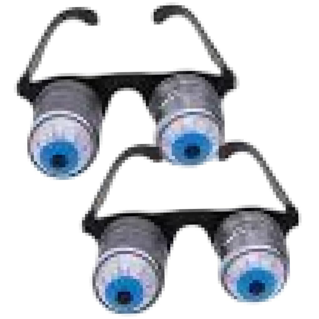 CNAFGBGG Halloween Novelty Glasses, 2 Pcs, Wobbly Eyes.