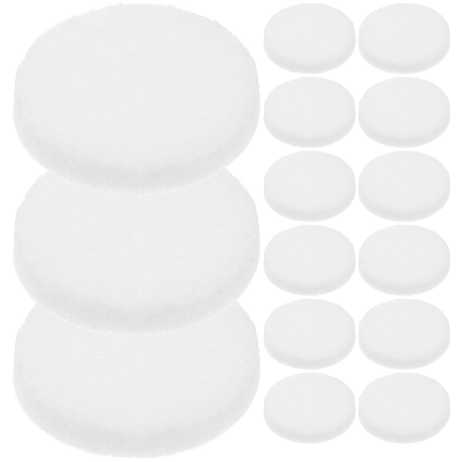 50Pcs Cotton Aroma Pendant Pads Refill for Essential Oil Necklace, Aromatherapy Car Diffuser Necklace, Essential Oil Jewelry Accessories, White 0.86x0.86x0.11inch