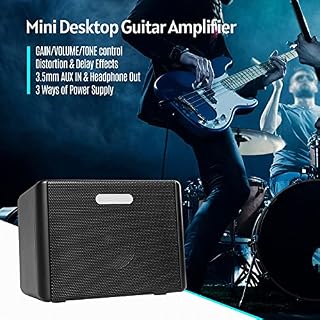 Btuty Amplificateur De Guitare éLectrique De Bureau 3.2w Ampli Effets De Retard De Distorsion IntéGréS Avec Sortie… - Les Beatles, Paul McCartney, John Lennon, RIngo Starr, George Harrison Btuty Amplificateur De Guitare éLectrique De Bureau 3.2w Ampli Effets De Retard De Distorsion IntéGréS Avec Sortie… – Image 4