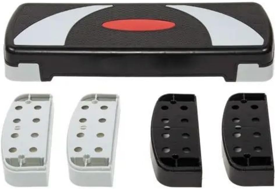 30" Aerobic Step Platform Stepper with Adjustable Height (4"-6"-8") & Anti-Slip Design