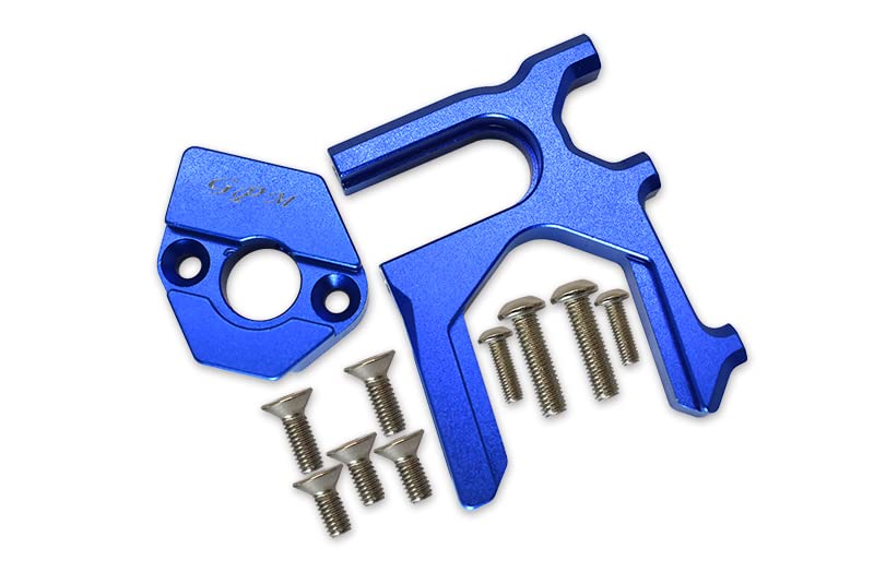 11pc Set Aluminum Center Diff Mount (Rear) KRATON/Outcast/Notorious/Typhon/Talion, 1/7 Infraction Limitless by GPM (Blue)