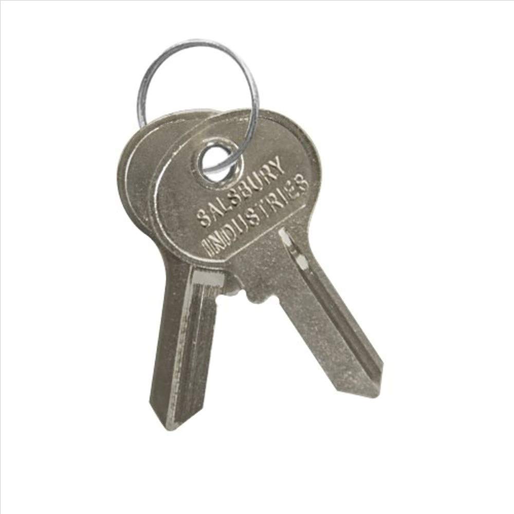 Salsbury Industries8825 Key Padlock for Bulk Storage Locker Door with 2 Keys