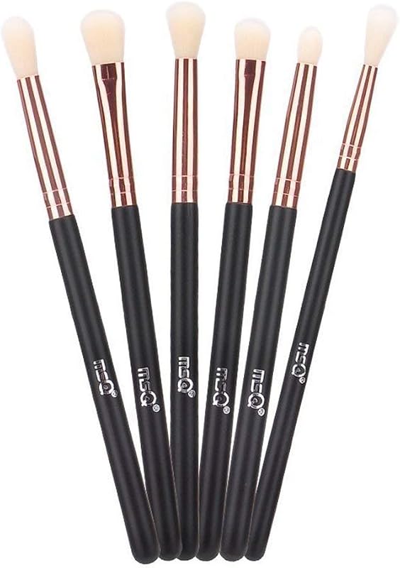 Kit de 6 Pincéis para Olhos MSQ Rose Gold