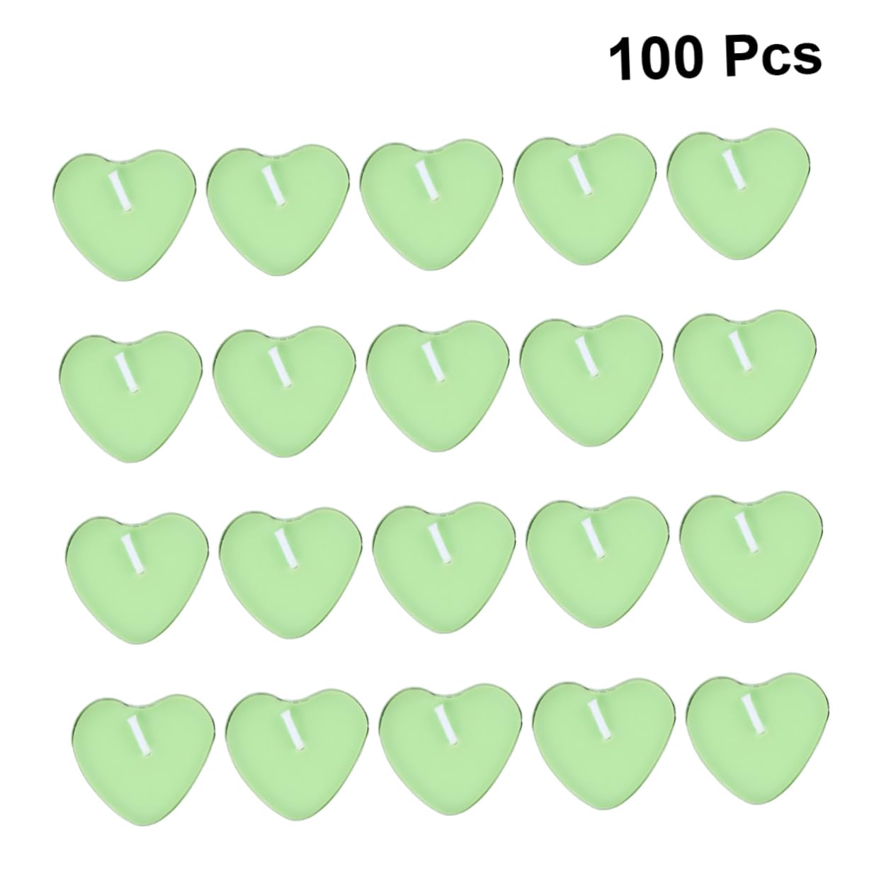 SHOWERORO 100 Velas Flotantes sin con Forma de Corazón Románticas Velas Perfumadas para Mujeres Velas sin Humo para Fiestas