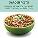 SEEDS OF CHANGE Organic Protein Bowl Garden Pesto, Prepared Entrée, Microwave in 90 Seconds, 9 oz