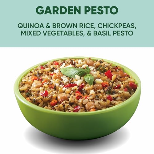Image of SEEDS OF CHANGE Organic High Protein Bowl Garden Pesto, Prepared Entree, Microwave in 90 Seconds, 9 oz (Pack of 6)