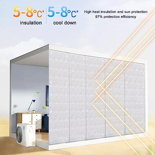 Película aislante para ventanas 47x47 pulgadas miniatura 6