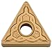 KYOCERA TNMG331PQ CA510 Turning Insert for Steel, CA510 Grade, Carbide, PQ Chip Breaker, TNMG, 0.016" Corner Radius, Neutral, 0.3750" IC, TiCN/Al2O3/TiN