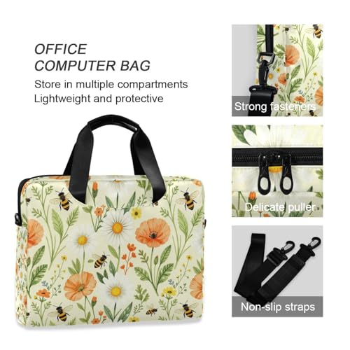 Funda para portátil 15.6 pulg con asa y correa cruzada miniatura 6