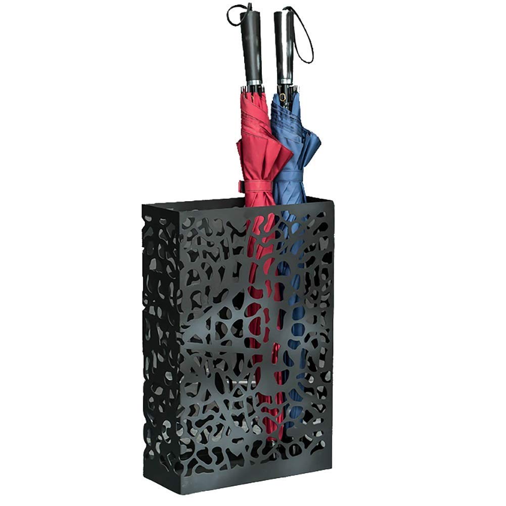 Support en métal pour parapluie au design rectangulaire moderne et épuré