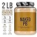 2 LB Powdered Peanut Butter from US Farms – Bulk, Only 1 Ingredient - Roasted Peanuts, Vegan, No Additives, Preservative Free, No Salt, No Sugar - 76 Servings - NAKED PB