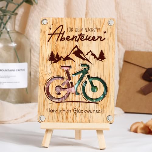 BOFUNX Reise Geschenk Geldgeschenke Verpackung für Reisen aus Holz Geldgeschenk Geburtstag Reisegutschein Geschenk Verpackung Geburtstagsgeschenk Weihnachten Geschenk