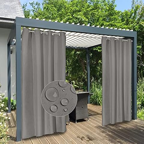 Easy-Going Waterproof Outdoor Curtains for Privacy Cover