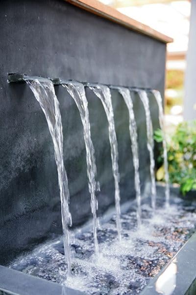 A K Lighting 1 feet Stainless Steel Step Blade Waterfall Nozzle | Wall-Mounted Water Descent Spout | Outdoor Fountain Cascade for Garden, Terrace & Pools 1