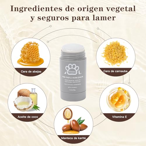 Miniatura 3 de Tinioey Crema Almohadillas Perros 68g , Natural Y Segura. Protector Almohadillas Perro, Nariz Y Codos. Perros Accesorios Esenciales Para El Cuidado Diario Artículos De Salud Animales Pequeños