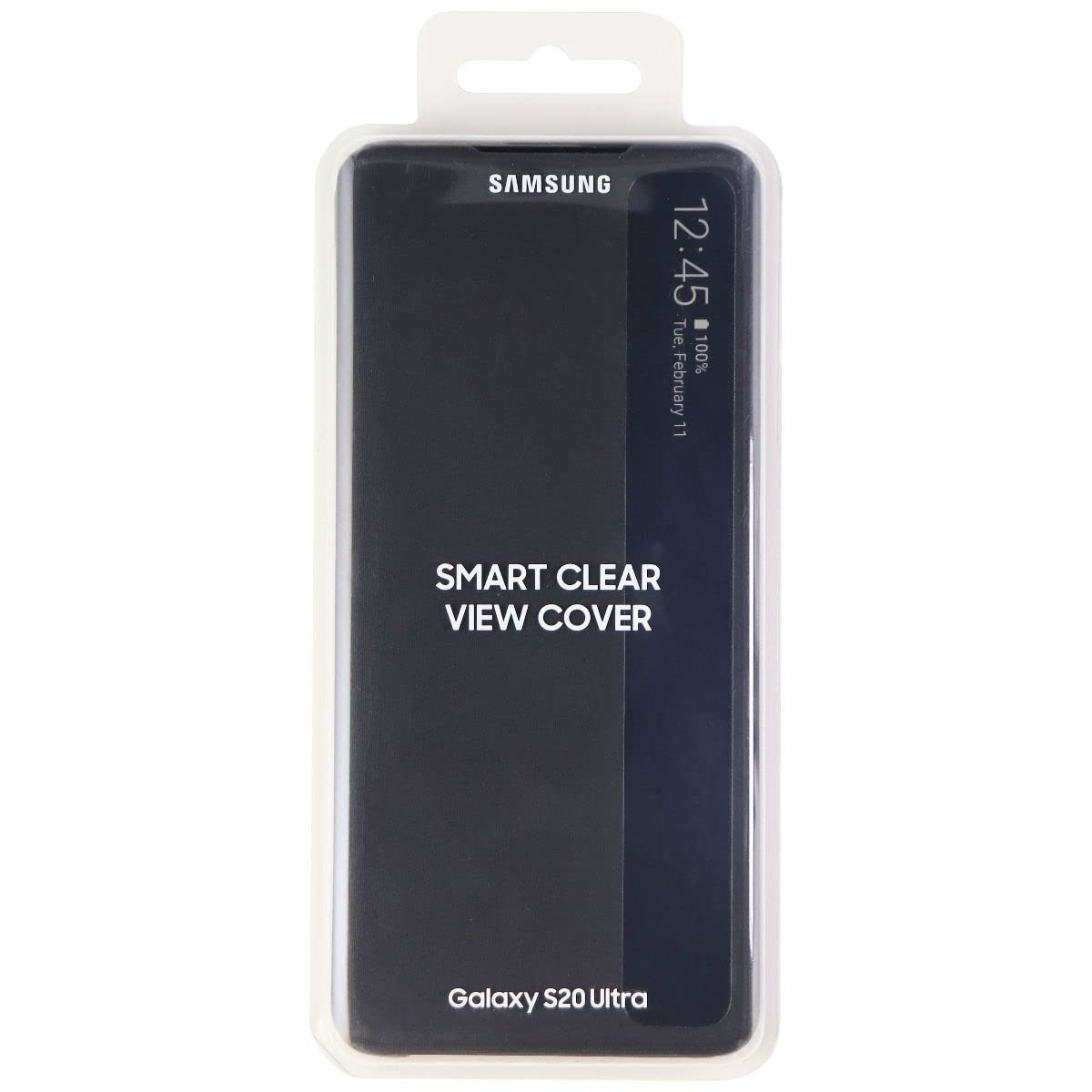Samsung Clear View Cover Do Galaxy S20 Ultra, Czarny, 79.3Mm X 169.2Mm X 13.6Mm
