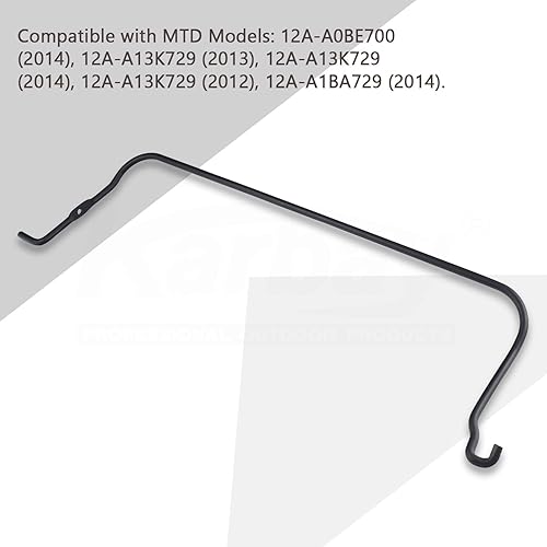 Miniatura 7 de 747-05184D Barra de control de fianza de cortacésped/barra de control de fianza de cable de freno de volante compatible con MTD y Craftsman