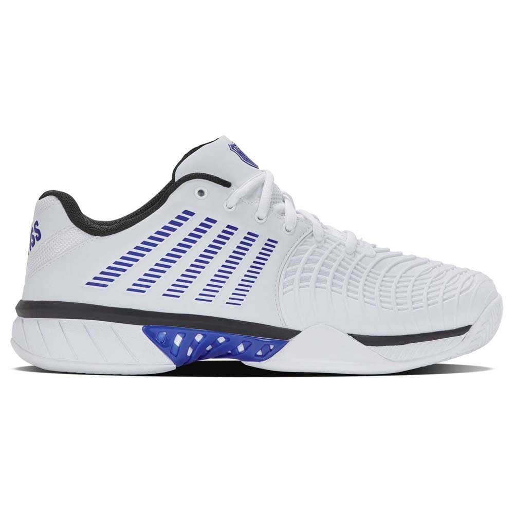 K-Swiss Express Light 3, Scarpe da Tennis Uomo, White Dazzling Blue Black, 44 EU