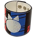 Bleach Kon Print PVC Leather Wristband