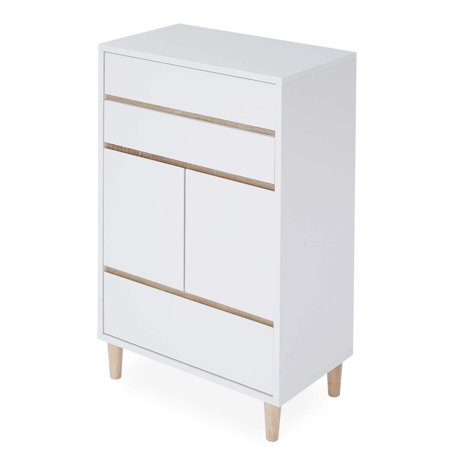 【今月まで‼️】LOWYA チェスト　タンス lowya チェスト 収納 引き出し 天然木 コンパクト [幅60] | 【公式