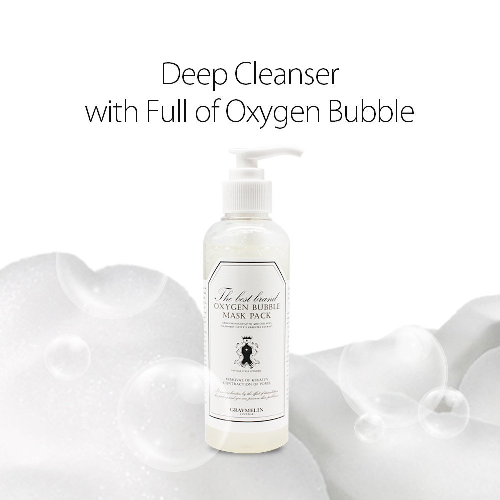 GRAYMELIN Oxygen Bubble Mask Pack Cleanser / 6.76 fl.oz - Skin Cell Vitalization