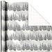 Hallmark Foil Wrapping Paper with Cut Lines on Reverse (3 Rolls: 60 Sq. Ft. Ttl) Rose Gold, Silver Trees, Gold Snowflakes for Winter Weddings, Graduations, Valentine's Day