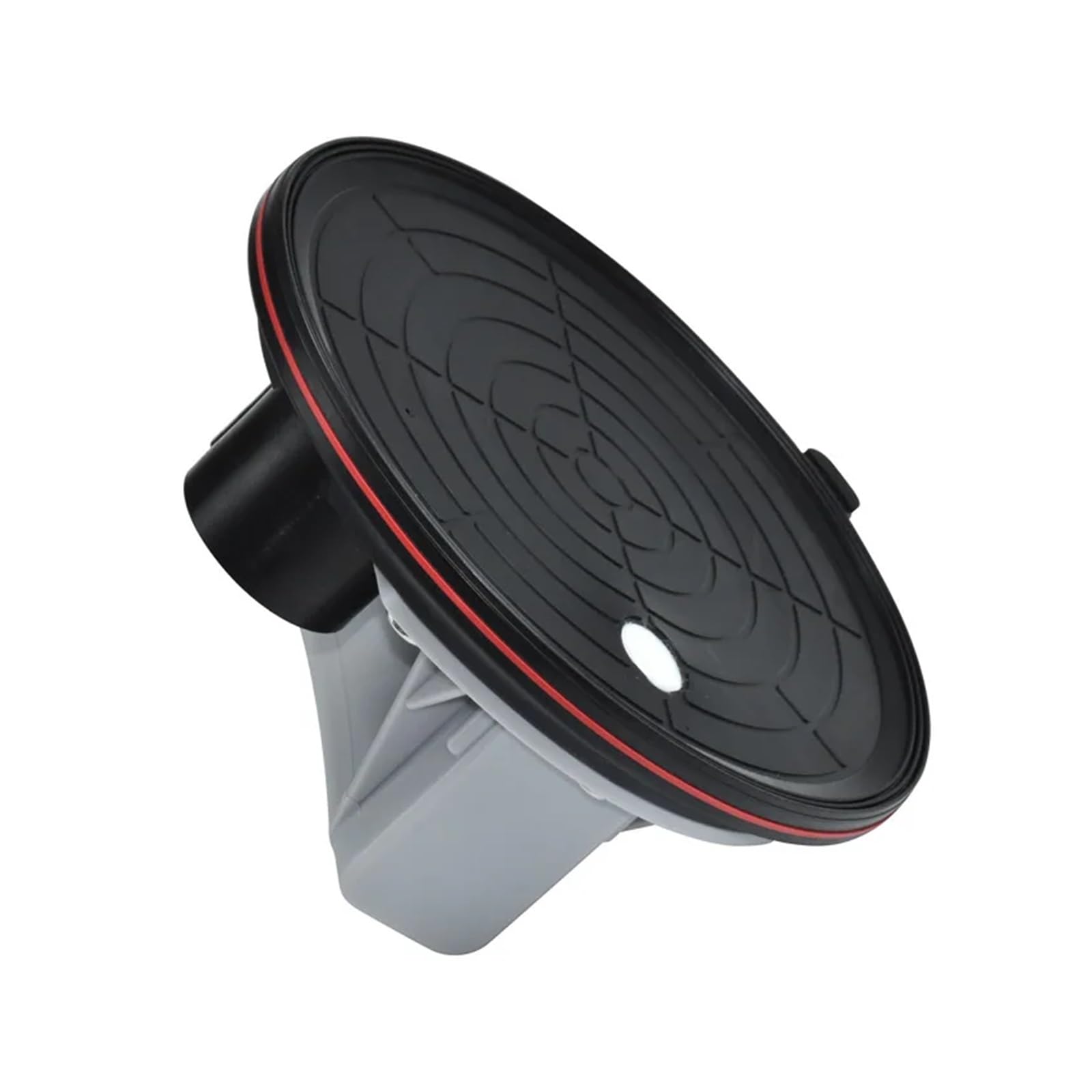 Ventosa de vidrio al vacío eléctrica de 8 pulgadas con reposición automática de aire y manómetro, chasis de goma de doble capa(Grey)